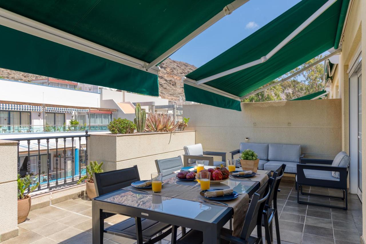 Amarre Moon Apartment Puerto De Mogan Ngoại thất bức ảnh
