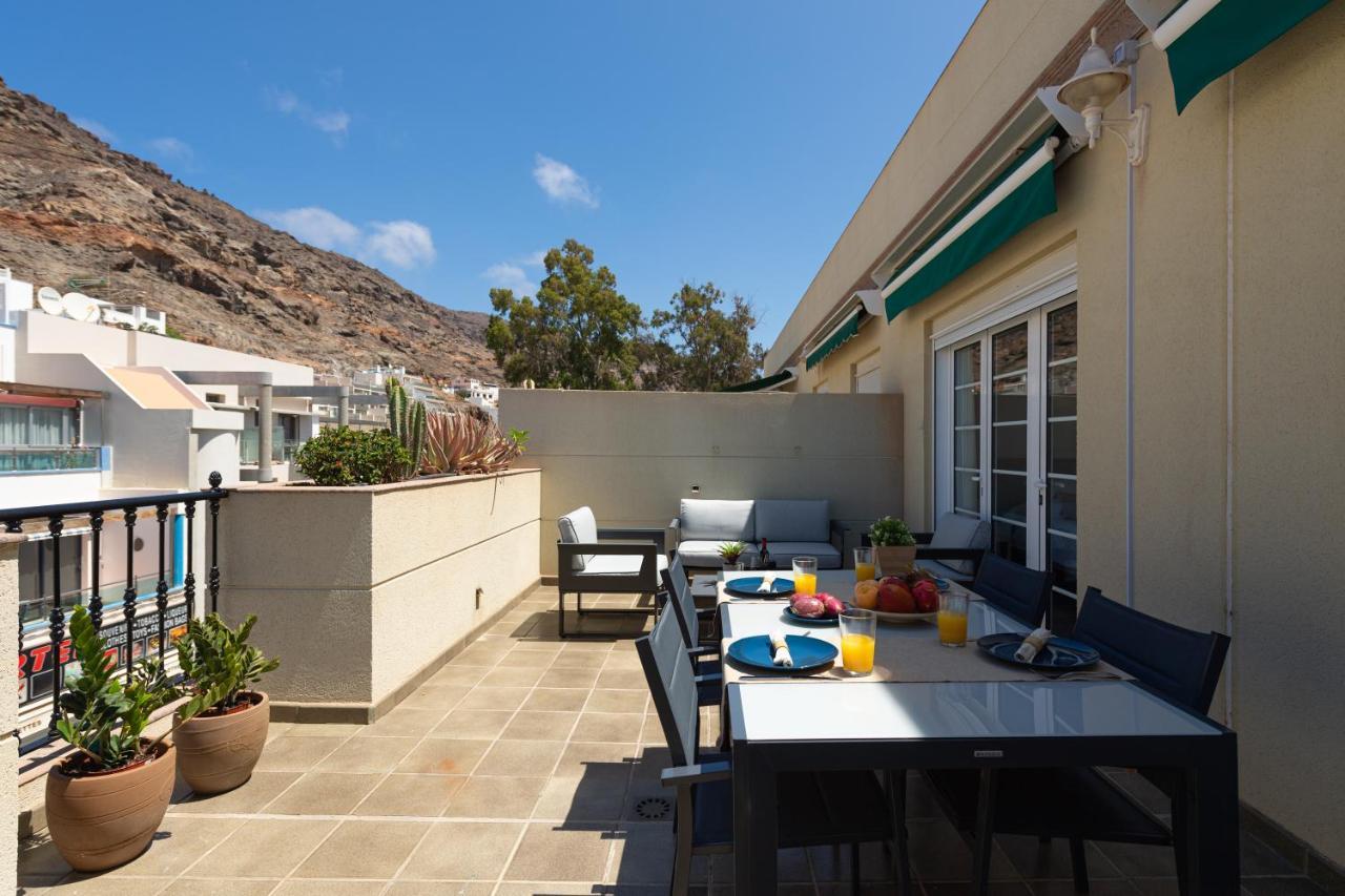 Amarre Moon Apartment Puerto De Mogan Ngoại thất bức ảnh